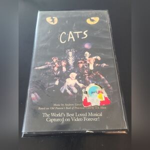 Vintage CATS: The Musical (VHS, 1998) With Original Clamshell Case.  LloydWebber